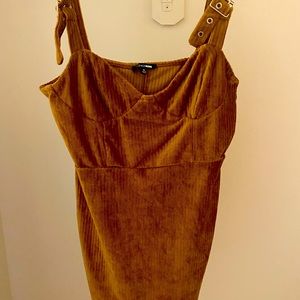 Soft velvet bodycon